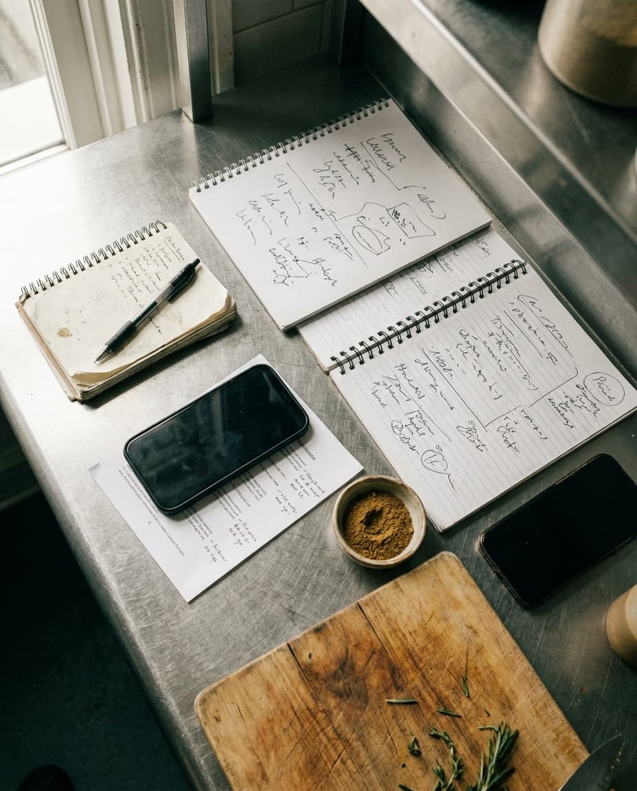 How Professional Cooks Keep Their Recipes