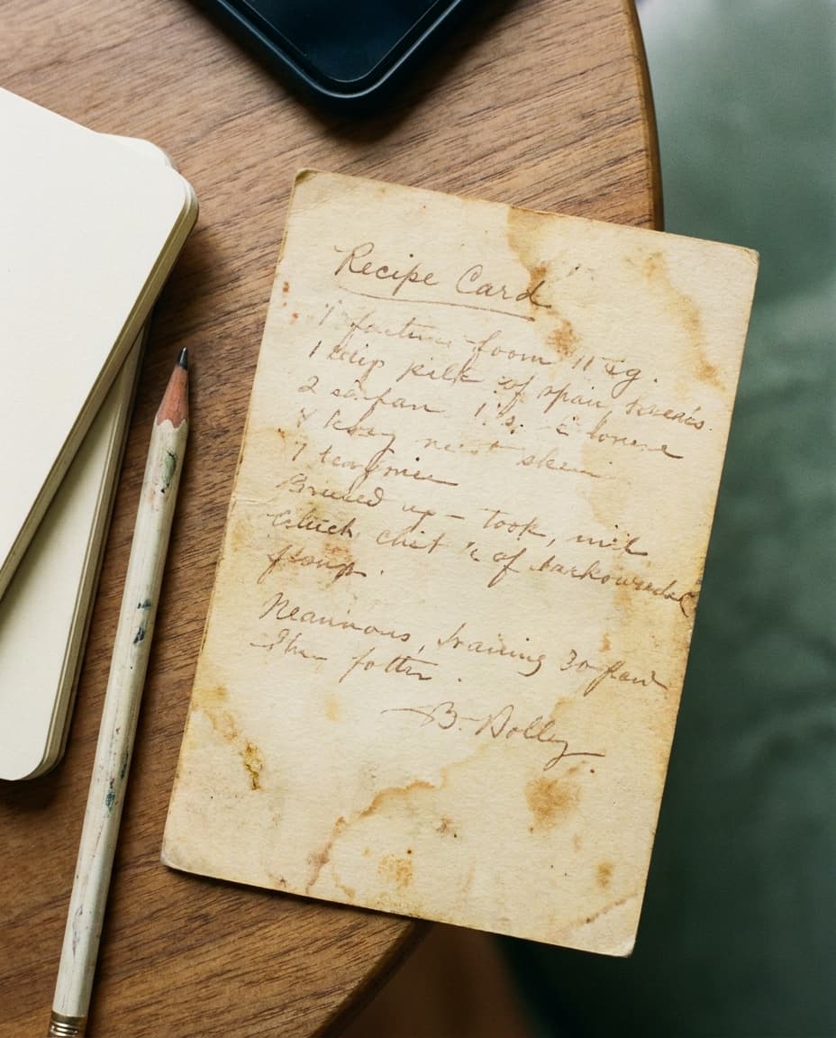 How to Digitize a Family Recipe